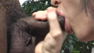 Чернокожий мужик трахнул молодого гея