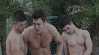 Красавчики разделись и надрочили большие стояки